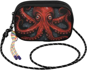 Crossbody Bag Sea Monster Cute for Women Cell Phone Purses Women's Small Shoulder Handbags Wallet Purse with Strap