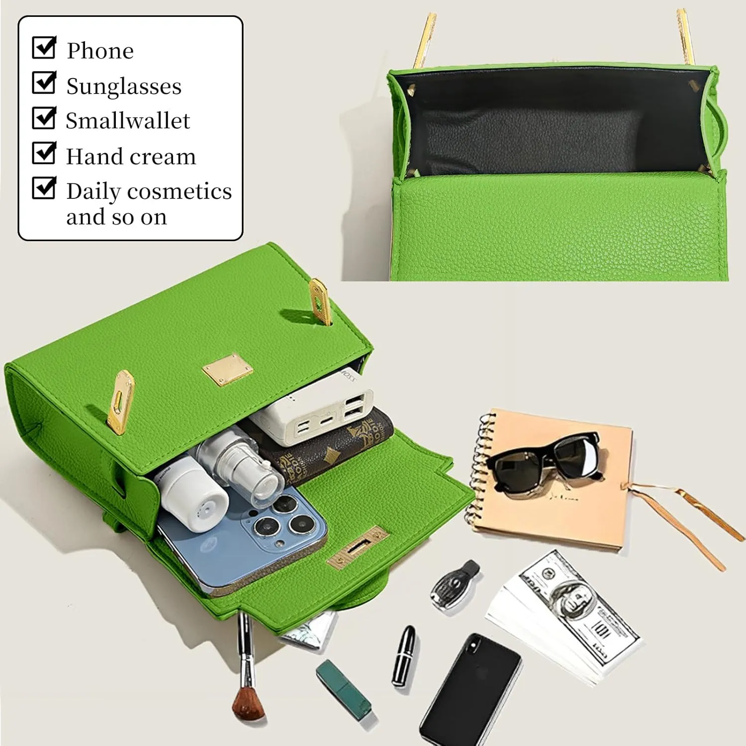 Crossbody Purse for Women, Purses for Women Crossbody Bag，Ladies Elegant Handbag Suitable for Work, Travel & Gift