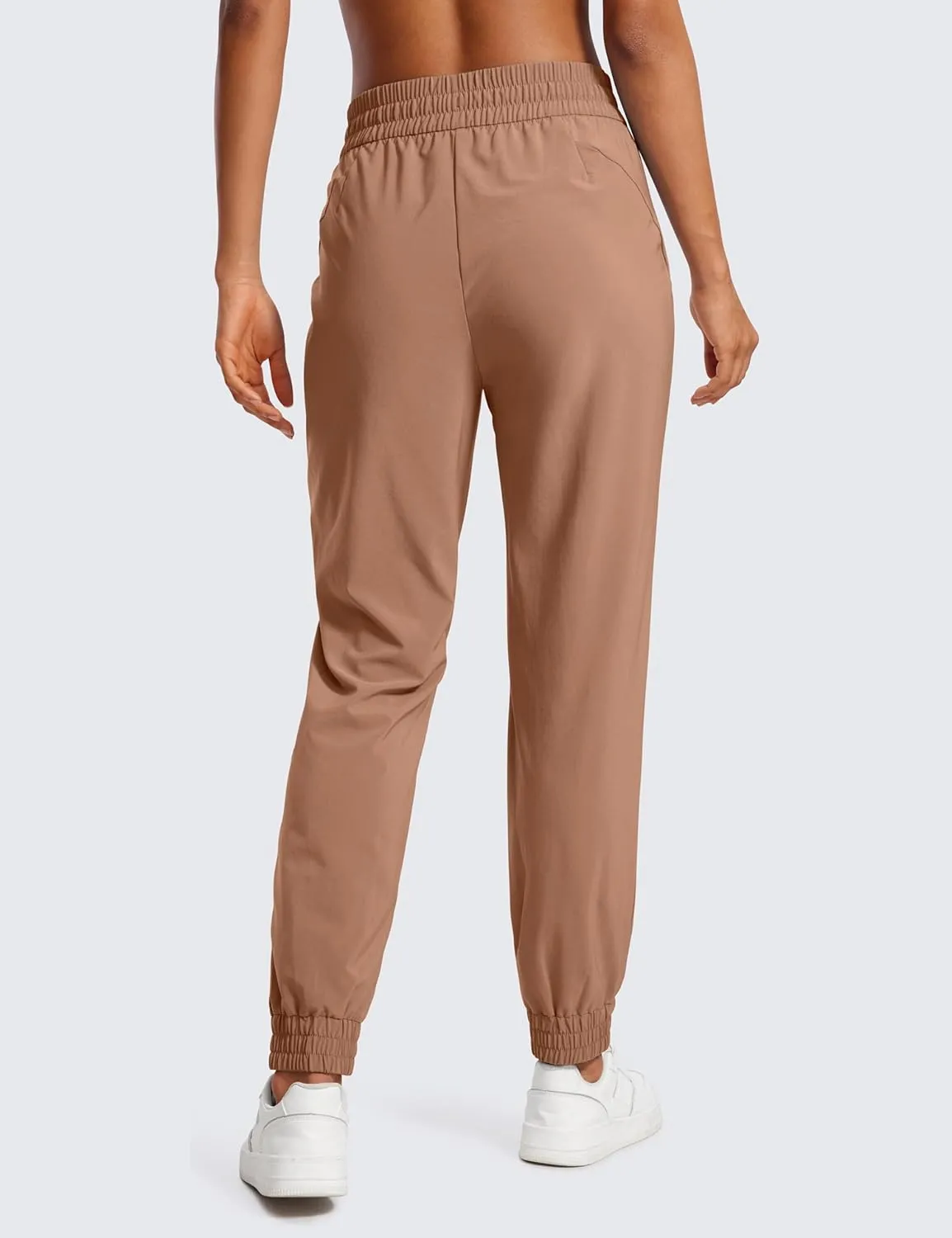 CRZ YOGA Lightweight Joggers for Women Workout Athletic Casual Lounge Travel Pants with Pockets Summer