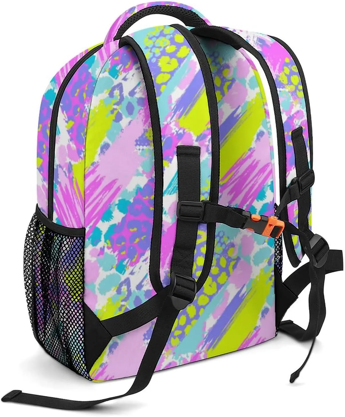 Custom Colorful Tie Dye Backpack Personalized Name Text Backpack Daypacks Customized BookBags School Bag for Student Boys Girls