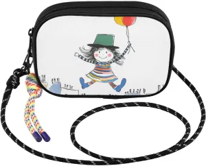 Cute Cartoon Balloons Crossbody Bag for Women Cell Phone Purses Women's Small Shoulder Handbags Wallet Purse with Strap