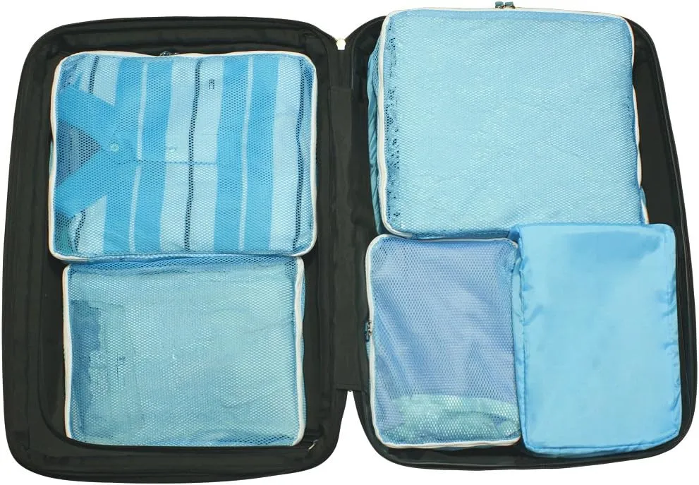 Dahlia Easy Travel Organizer Packing Cube Bag Set