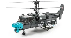 DAHONPA KA-52S Helicopter Medium Utility Military Army Airplane Building Bricks Set with Figure, 913 Pieces Air-Force Build Blocks Toy, Gift for Kid and Adult