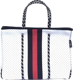 Dallas Hill Designs Large Tote Bag for Women | Neoprene Shoulder Purse | Travel, Beach, Gym Handbag | Extra Pouch