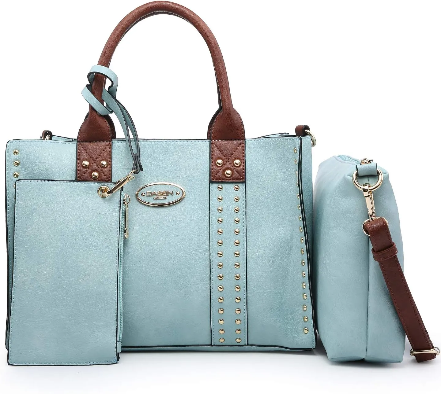 Dasein Purses Handbags for Women Tote Wallet Set Top Handle Satchel Shoulder Hobo Bag 3pcs