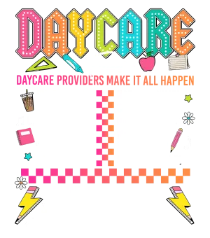Daycare Colorful DTF (direct-to-film) Transfer
