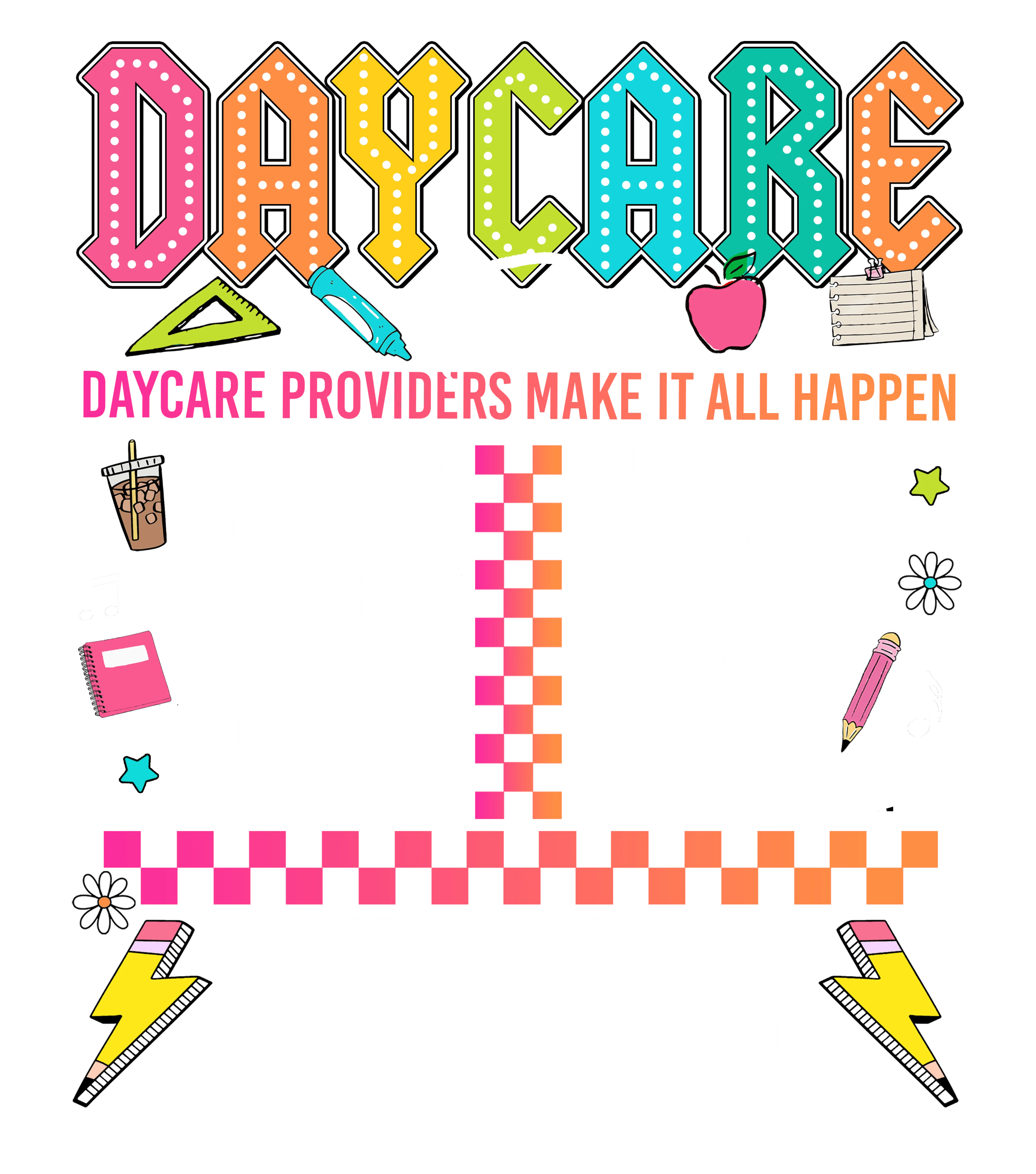 Daycare Colorful DTF (direct-to-film) Transfer