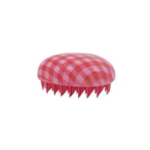 Detangling Hair Brush Small Travel Size Pink Gingham