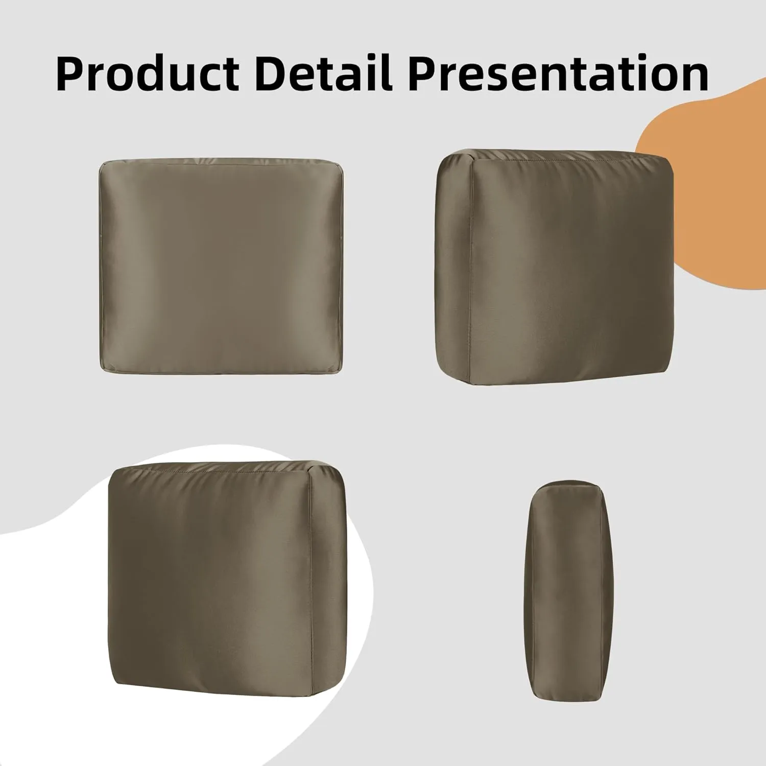 DGAZ Purse Pillow Insert for Hermes So kelly bags, Memory Foam, Silky Pillow Shaper for Luxury Handbags(Etoupe Grey,So kelly 26)