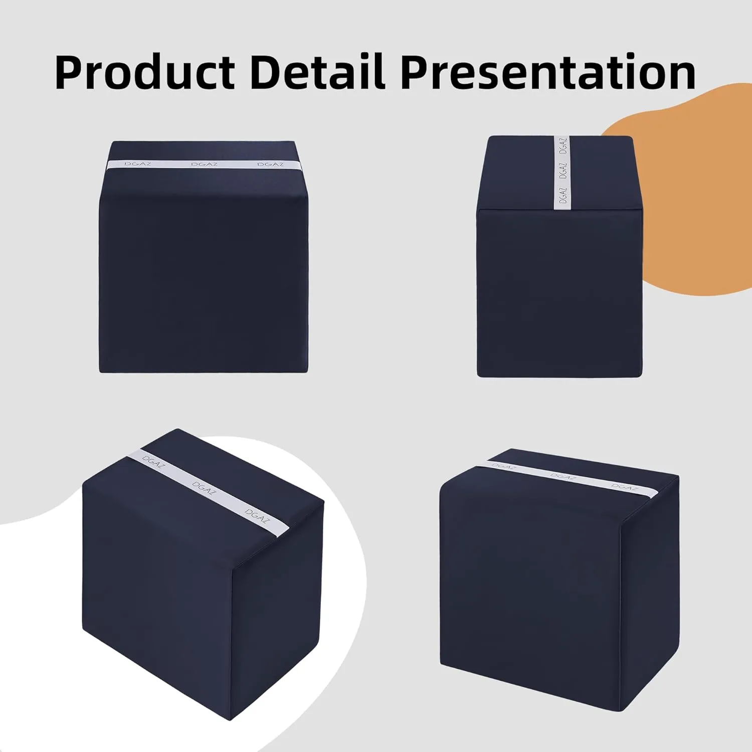 DGAZ Purse Pillow Shaper Insert,Luxury Handbag Tote Shapers, Memory Foam- Fits picotin14/18/22/26/31Bags(Blue nuit,PC18)