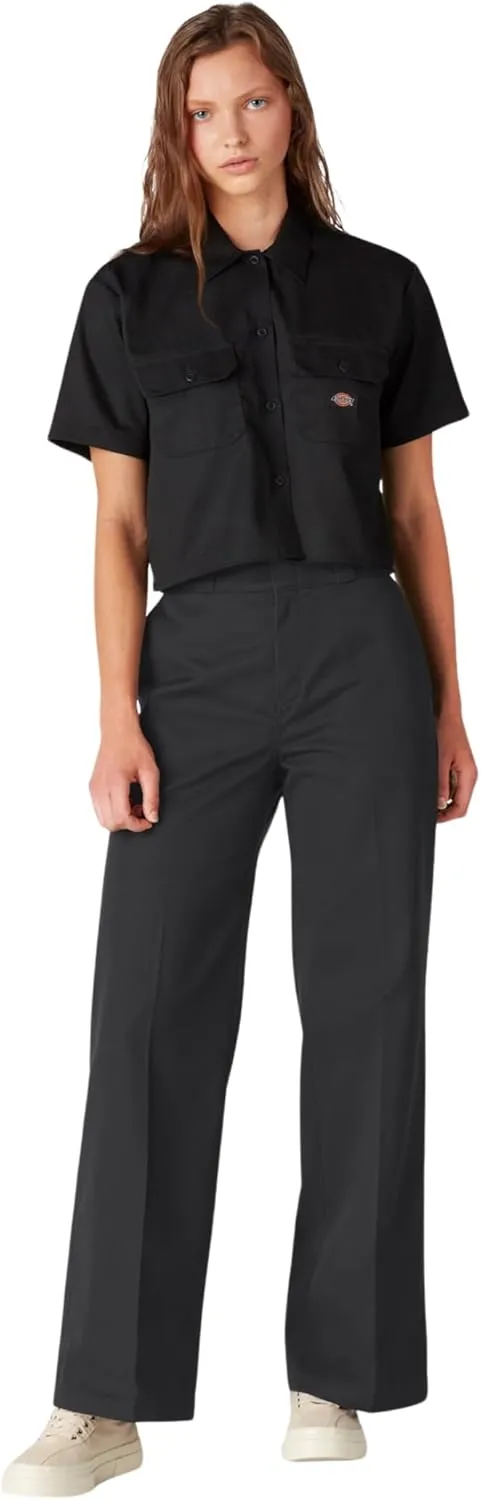 Dickies Womens Regular Fit Wide Leg Work Pants