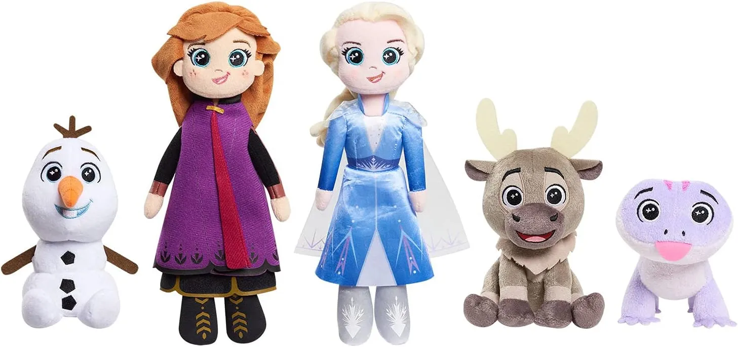 Disney Frozen Talking 9.5 Inch Small Plush Toy, Olaf, Stuffed Toy Snowman