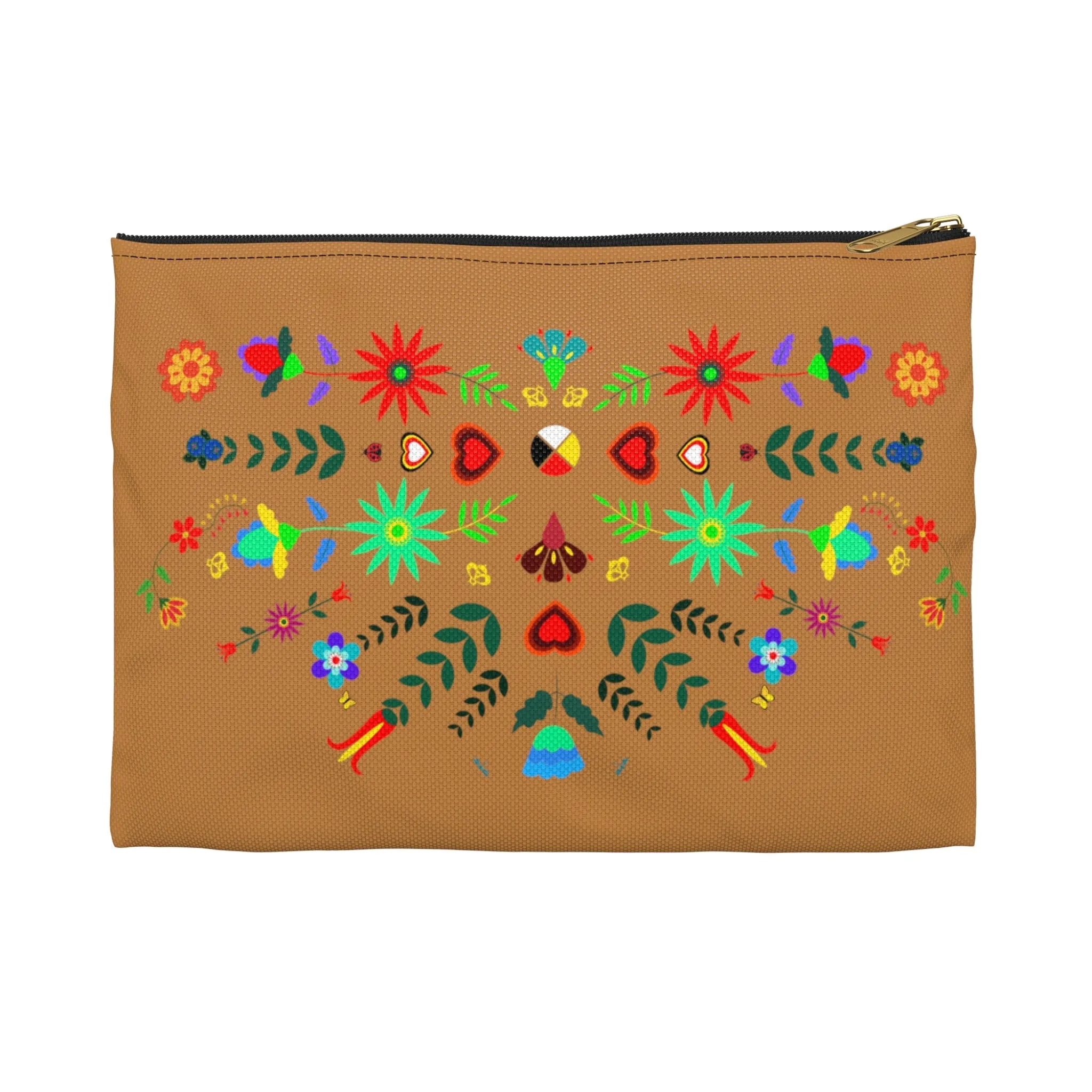 Double Sided Native Print Accessory Pouch