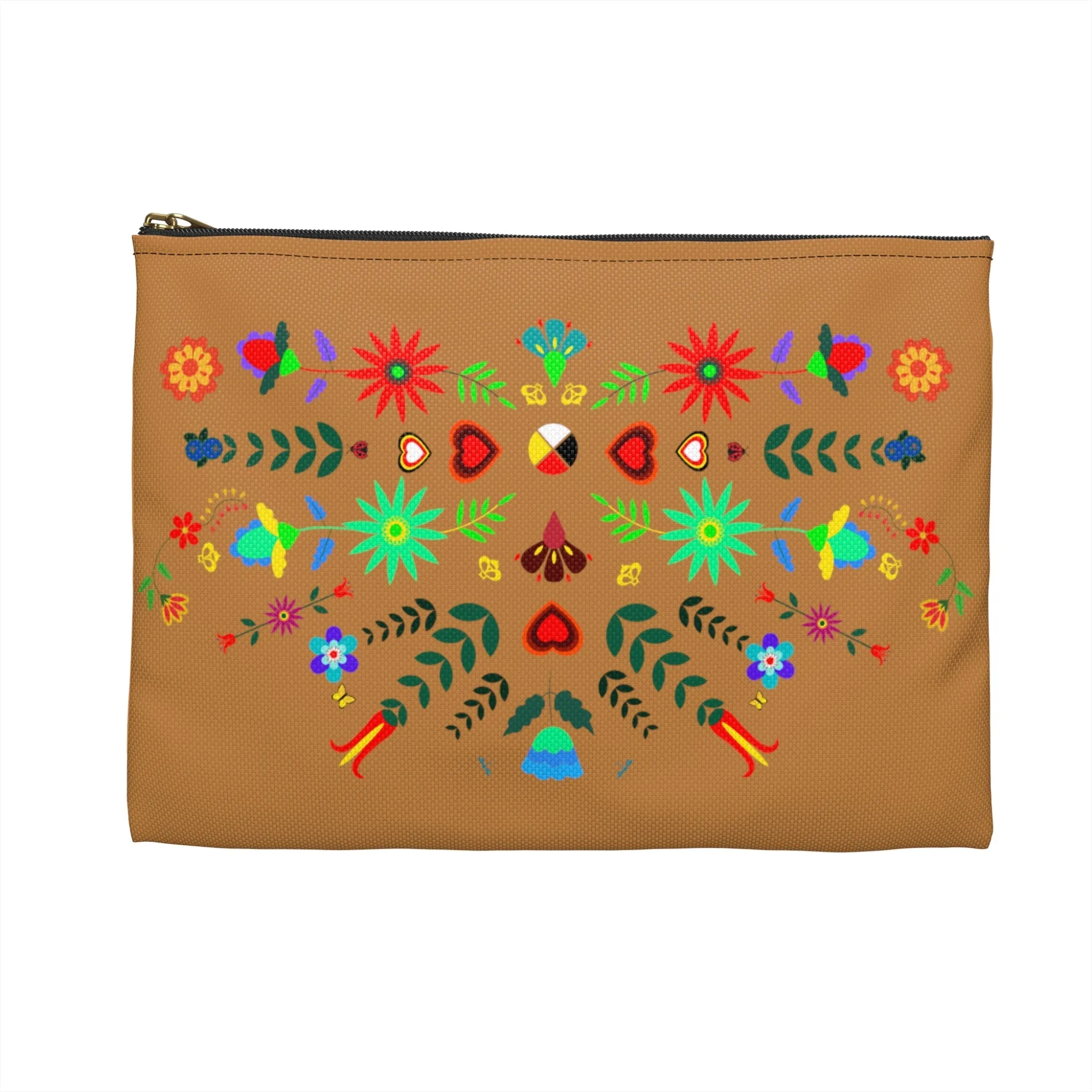 Double Sided Native Print Accessory Pouch