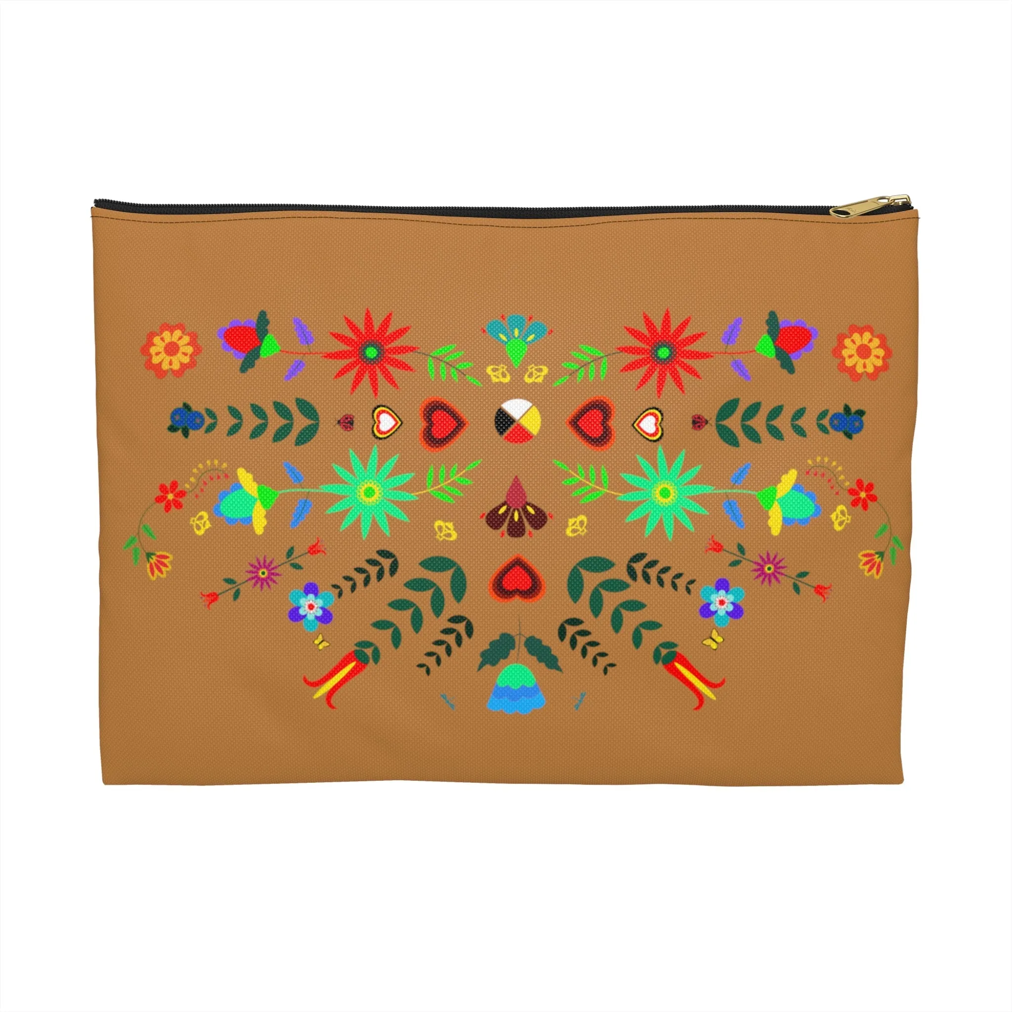 Double Sided Native Print Accessory Pouch