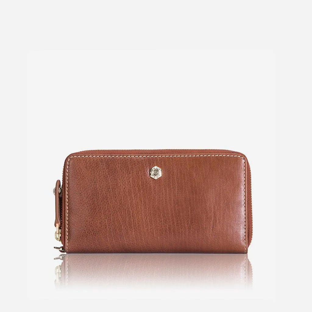 Double Zip Wristlet Purse