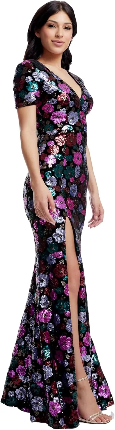 Dress the Population Women's Karla Mermaid Maxi Dress