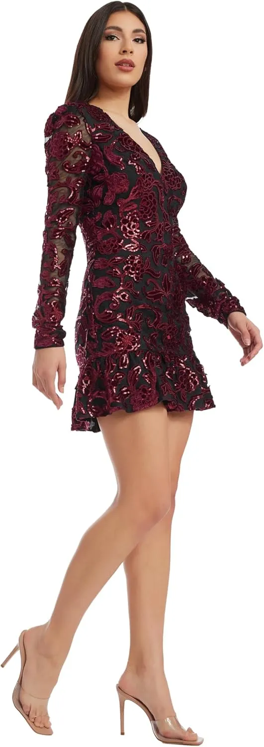 Dress the Population Women's Kelsey Bodycon Midi Dress
