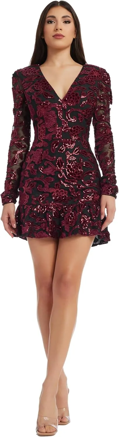 Dress the Population Women's Kelsey Bodycon Midi Dress