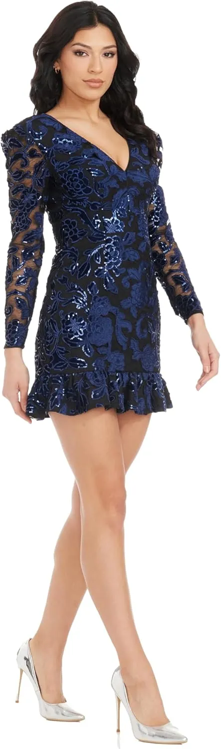 Dress the Population Women's Kelsey Bodycon Midi Dress