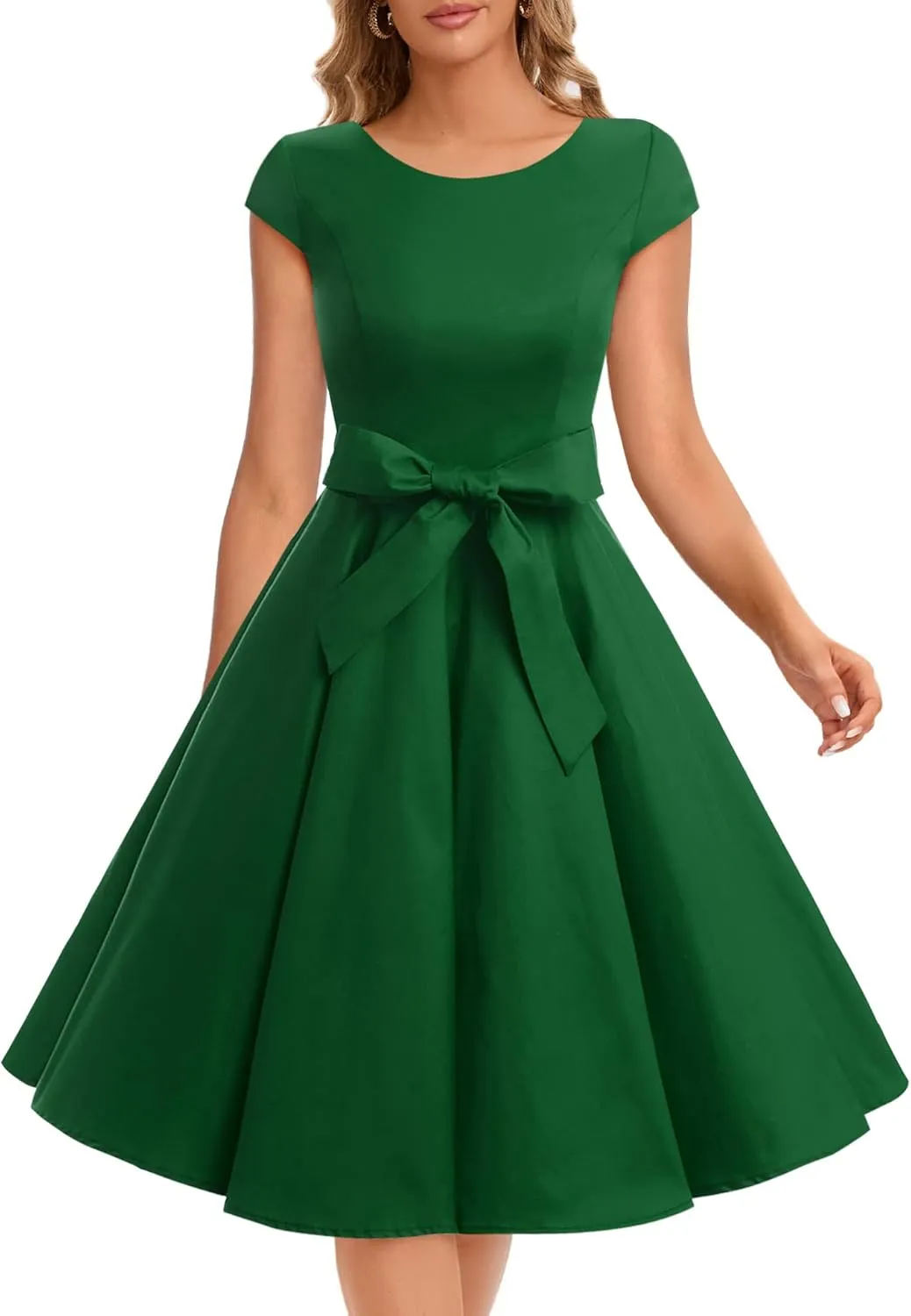 Dressystar Women's Vintage Cocktail Party Dress 1950s Retro Rockabilly Prom Dresses