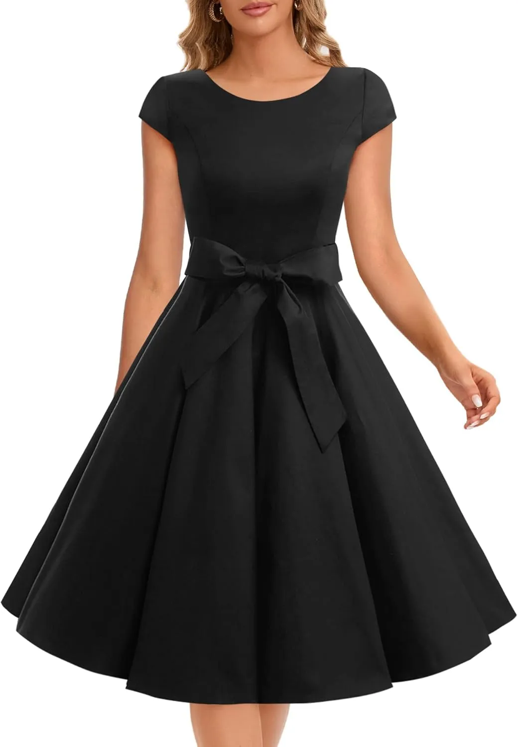 Dressystar Women's Vintage Cocktail Party Dress 1950s Retro Rockabilly Prom Dresses