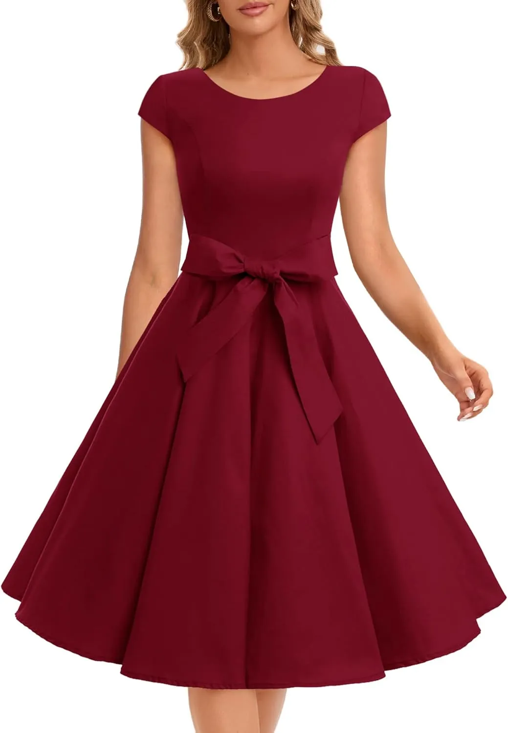 Dressystar Women's Vintage Cocktail Party Dress 1950s Retro Rockabilly Prom Dresses