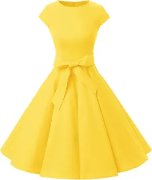 Dressystar Women's Vintage Cocktail Party Dress 1950s Retro Rockabilly Prom Dresses