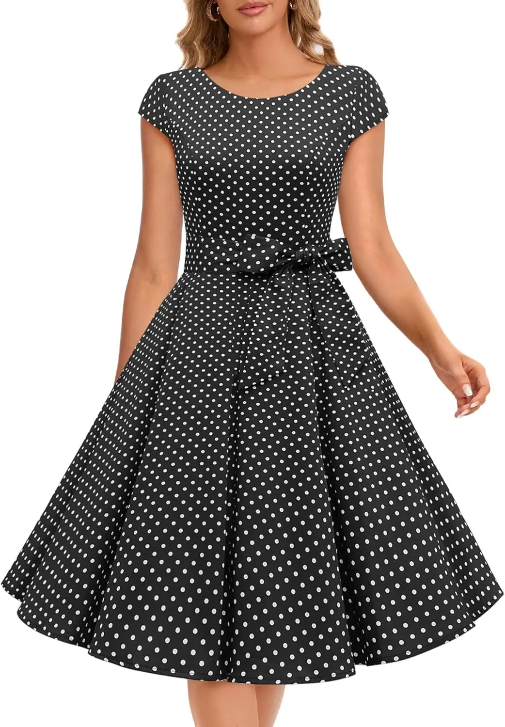 Dressystar Women's Vintage Cocktail Party Dress 1950s Retro Rockabilly Prom Dresses