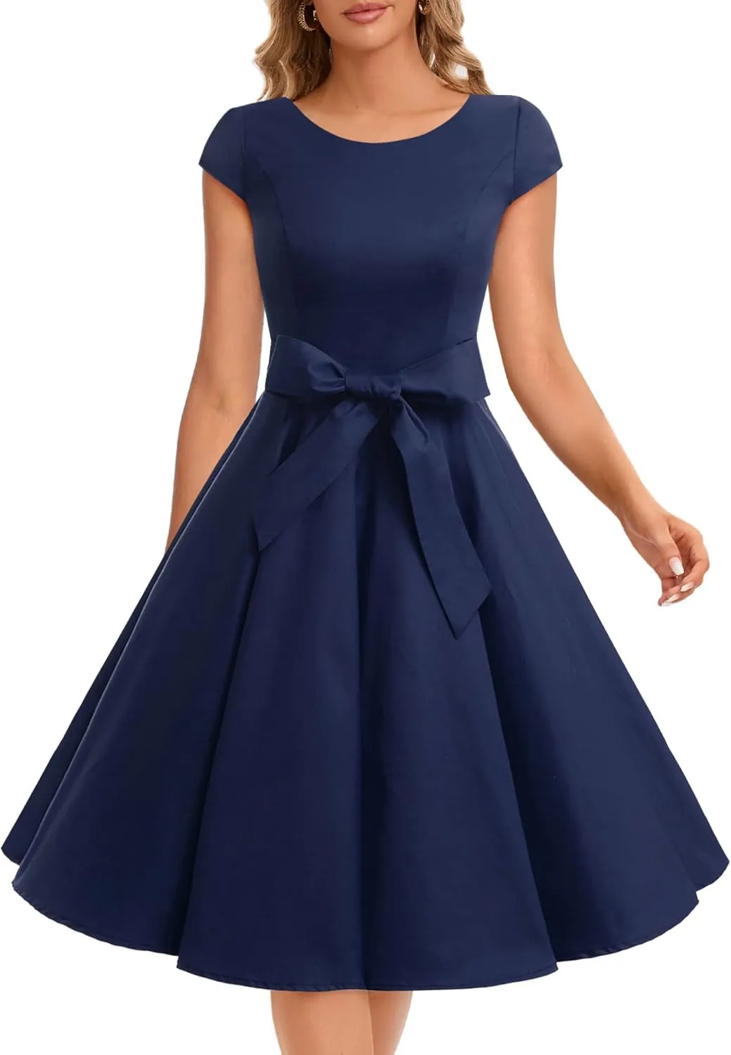 Dressystar Women's Vintage Cocktail Party Dress 1950s Retro Rockabilly Prom Dresses