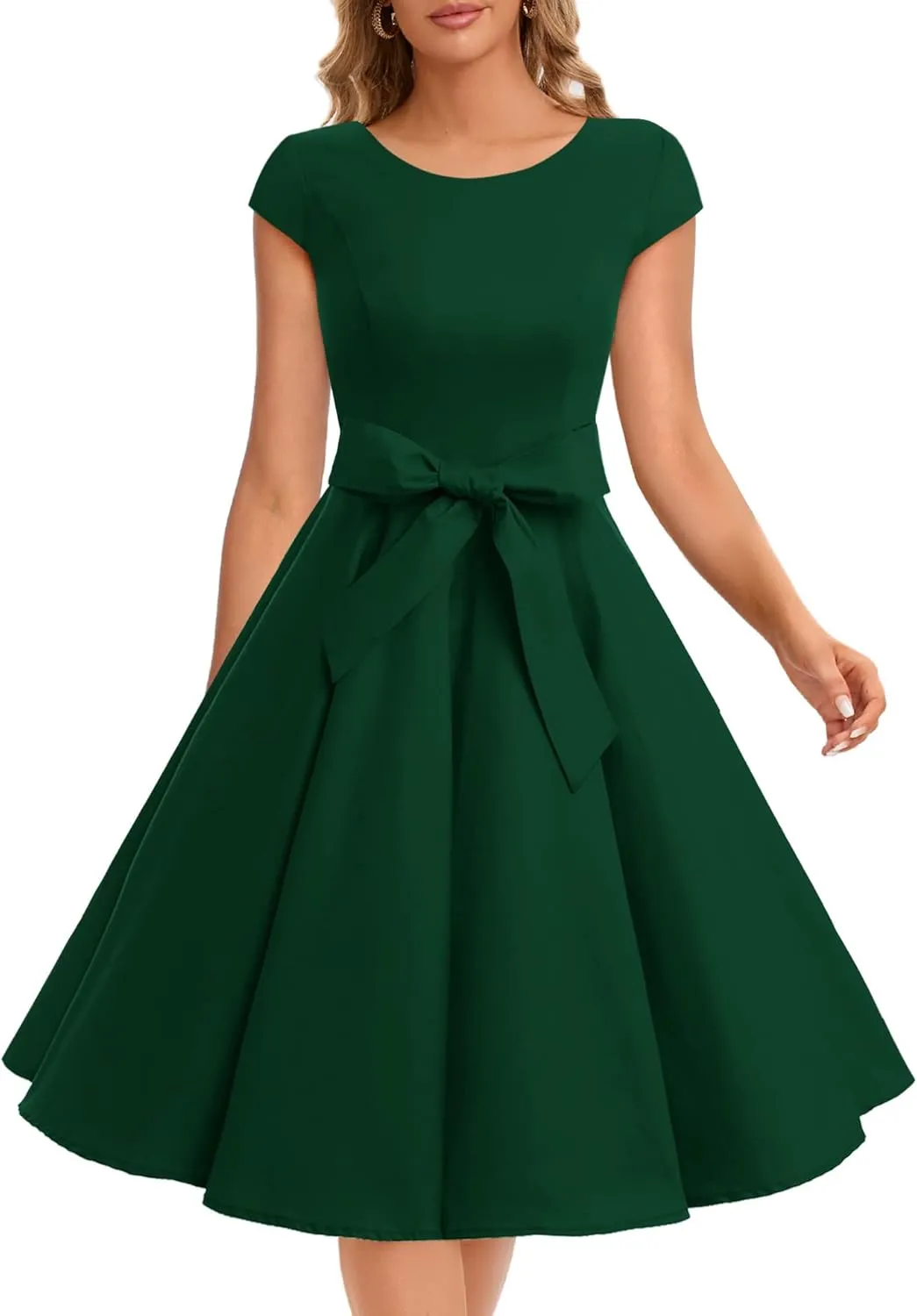 Dressystar Women's Vintage Cocktail Party Dress 1950s Retro Rockabilly Prom Dresses