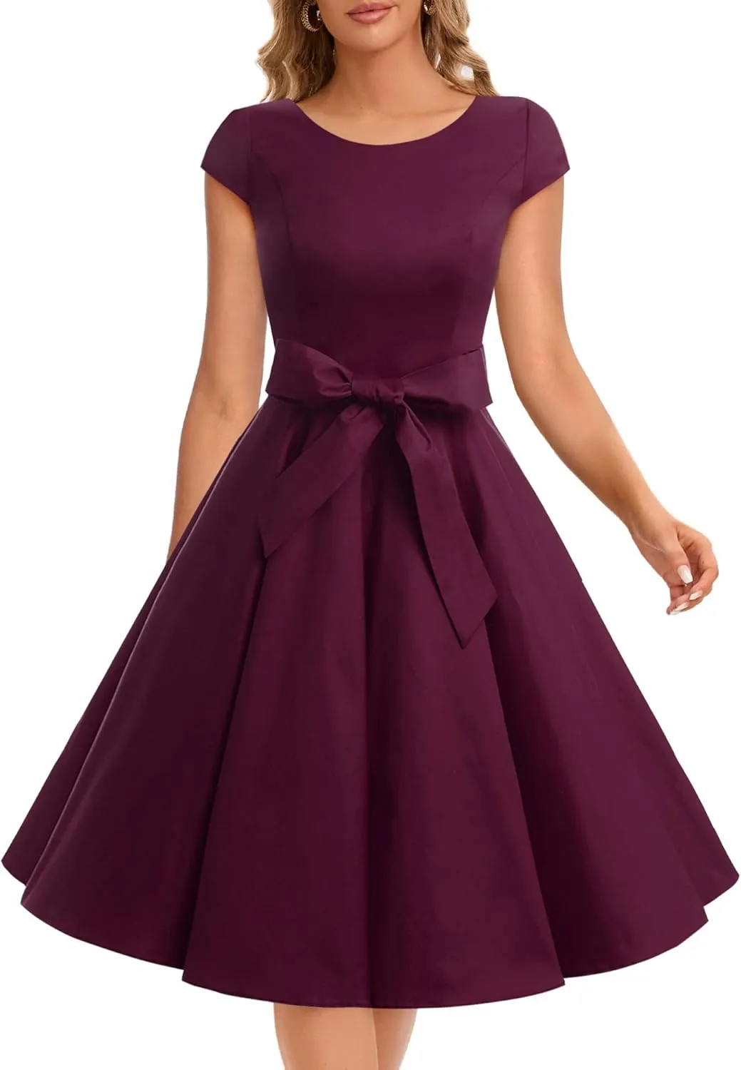 Dressystar Women's Vintage Cocktail Party Dress 1950s Retro Rockabilly Prom Dresses