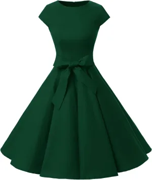 Dressystar Women's Vintage Cocktail Party Dress 1950s Retro Rockabilly Prom Dresses