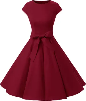 Dressystar Women's Vintage Cocktail Party Dress 1950s Retro Rockabilly Prom Dresses