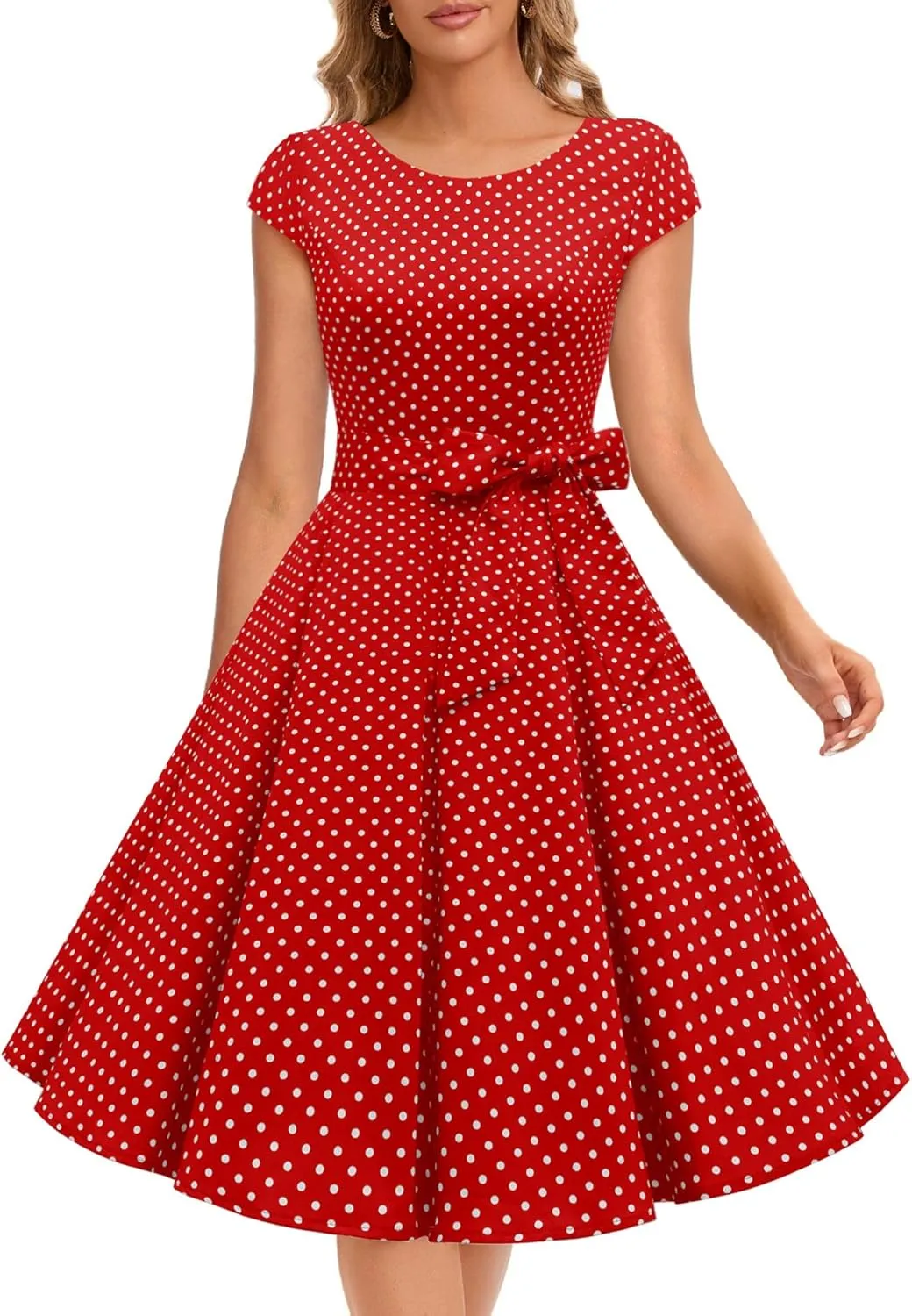 Dressystar Women's Vintage Cocktail Party Dress 1950s Retro Rockabilly Prom Dresses