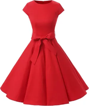 Dressystar Women's Vintage Cocktail Party Dress 1950s Retro Rockabilly Prom Dresses