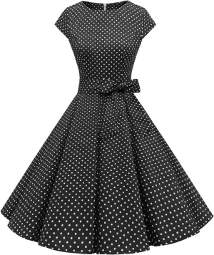 Dressystar Women's Vintage Cocktail Party Dress 1950s Retro Rockabilly Prom Dresses