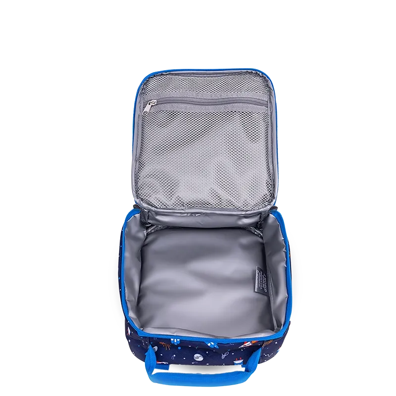 Duet Kids Backpack & Detachable Lunch Box Set in Spaceship