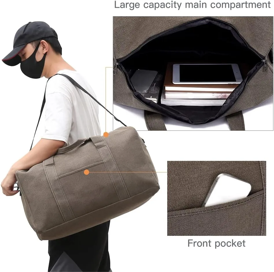 Duffle Bag For Travel, Large Capacity Travel Bag can Hold 15.6 Inch Laptop Travel Toiletry Bag Weekender Bags For Women with Haul Handles for Men and Women Travel Work Gym