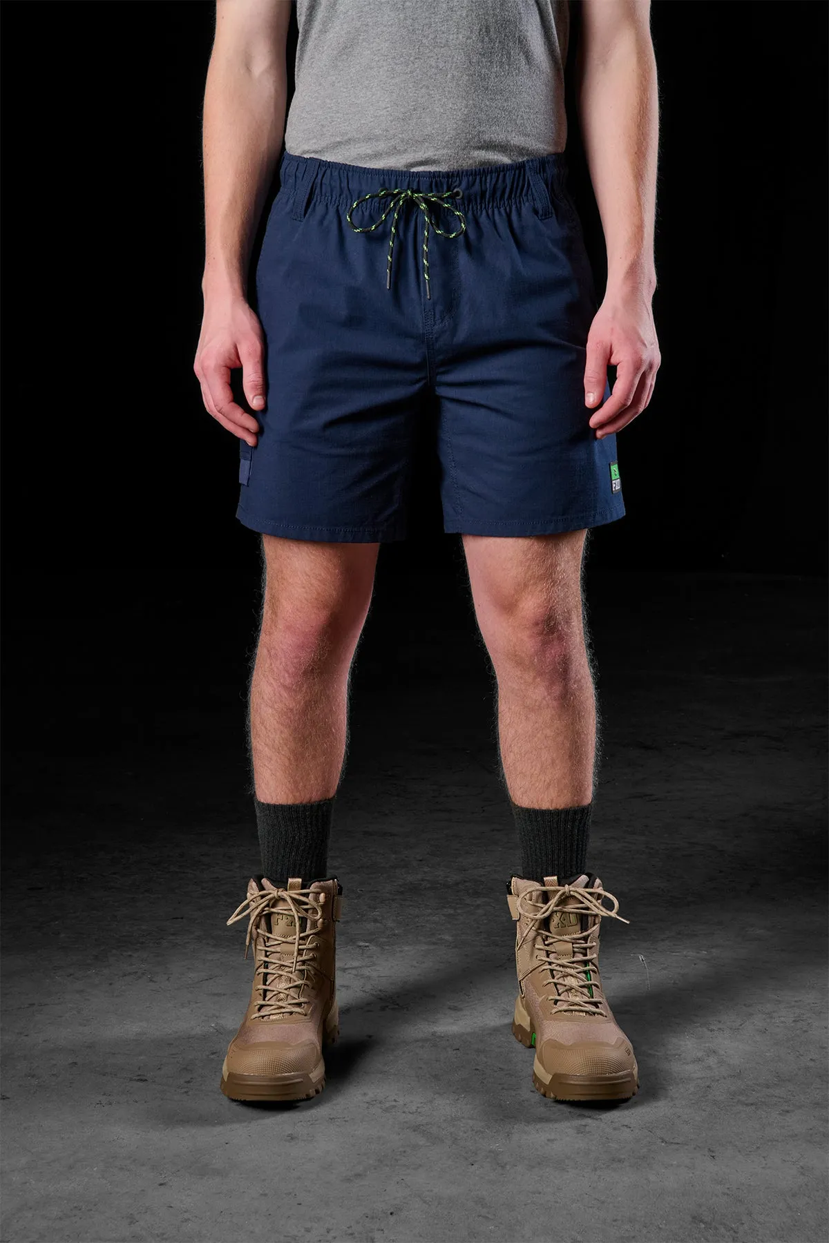ELASTIC WAIST UTILITY SHORTS
