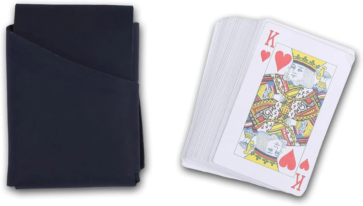 Elegant Full-Grain Leather Playing Card Holder - Handcrafted, Secure Playing Card Case - Ideal for Poker, Bridge - Stylish Travel Accessory (Blue)