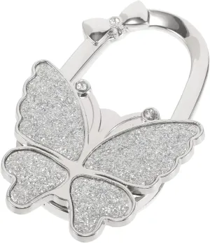Elegant Table Purse Hook Hanger Butterfly Shape Resistant to Deformation for Home Travel Use