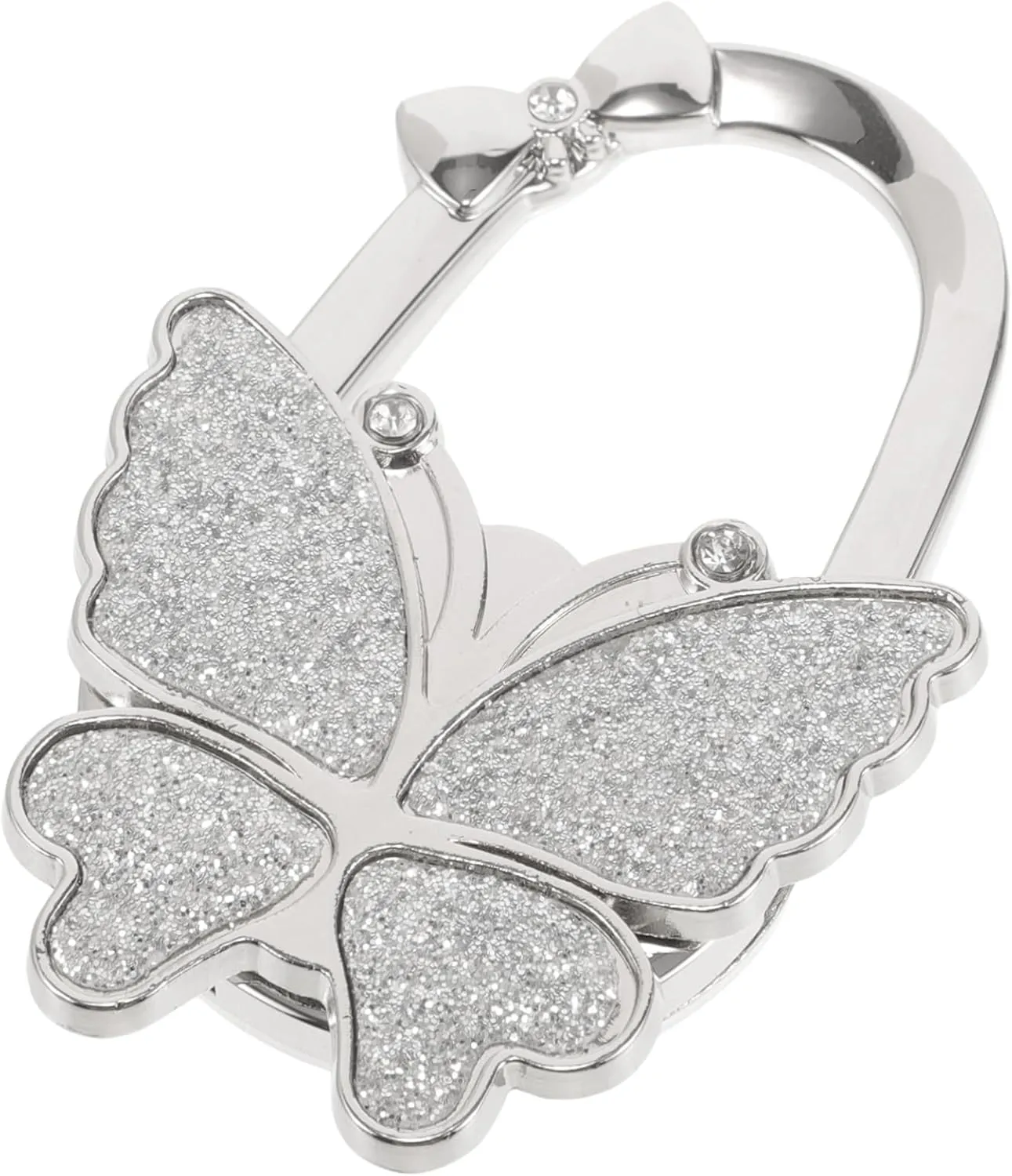 Elegant Table Purse Hook Hanger Butterfly Shape Resistant to Deformation for Home Travel Use