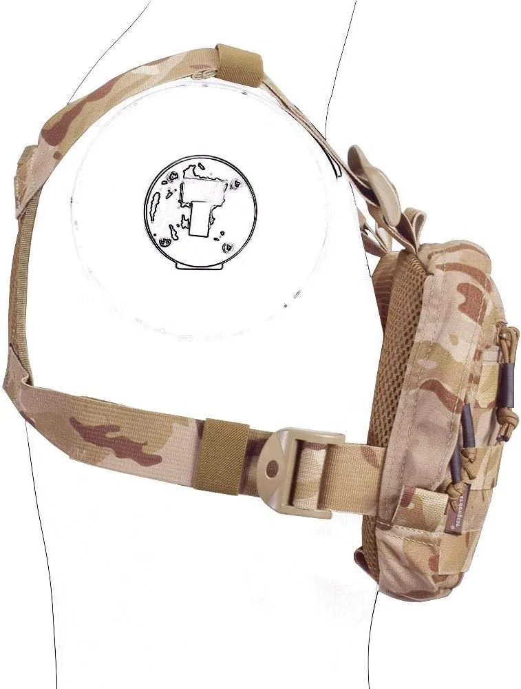 EMERSONGEAR Chest Pack Recon Kit Bag,Multi-Function Tool Pouch,Molle Vest Pouch Chest Bag for Men Tactical