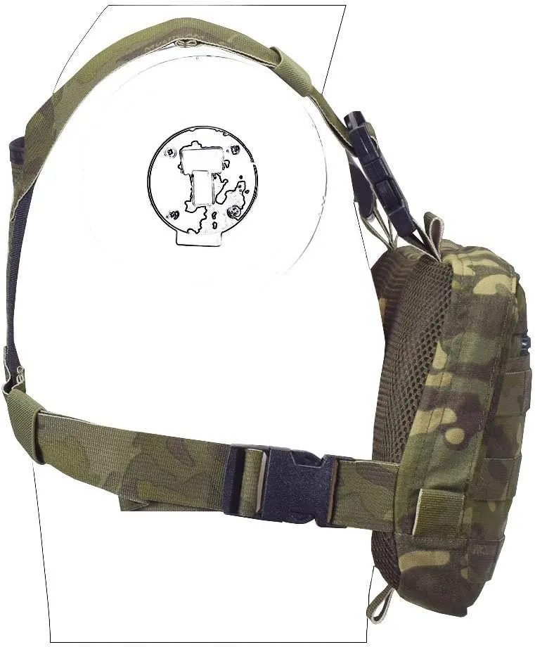 EMERSONGEAR Chest Pack Recon Kit Bag,Multi-Function Tool Pouch,Molle Vest Pouch Chest Bag for Men Tactical