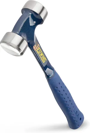 Estwing Lineman's Hammer - 40 oz Electrical Utility Tool with Smooth Face & Shock Reduction Grip - E3-40L , Blue