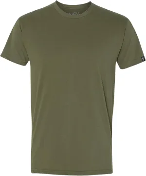 EXIT 26 Men's Premium Ultra Soft Sueded Jersey Crewneck Plain & Heather T-Shirts (Regular - 3XL Sizing)