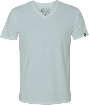 EXIT 26 Men's Premium Ultra Soft Sueded Jersey V Neck Plain and Heather T-Shirts