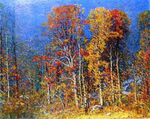 Fall Landscape by John Joseph Enneking - Art Print