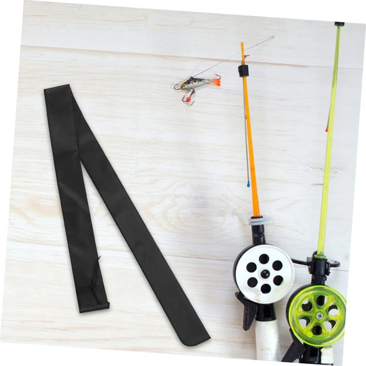 Fishing Rod Bag Portable Fishing Gear Case for Travel Protective Sleeve Organizer for Rods and Supplies